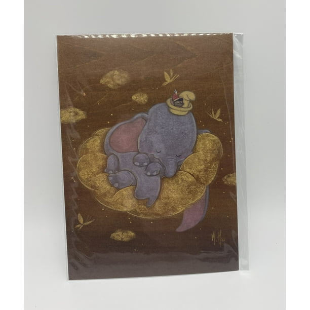 Disney Wonderground Gallery "Dumbo" postcard By Martin Hsu Disney Wonderground Gallery "Dumbo" postcard By Martin Hsu